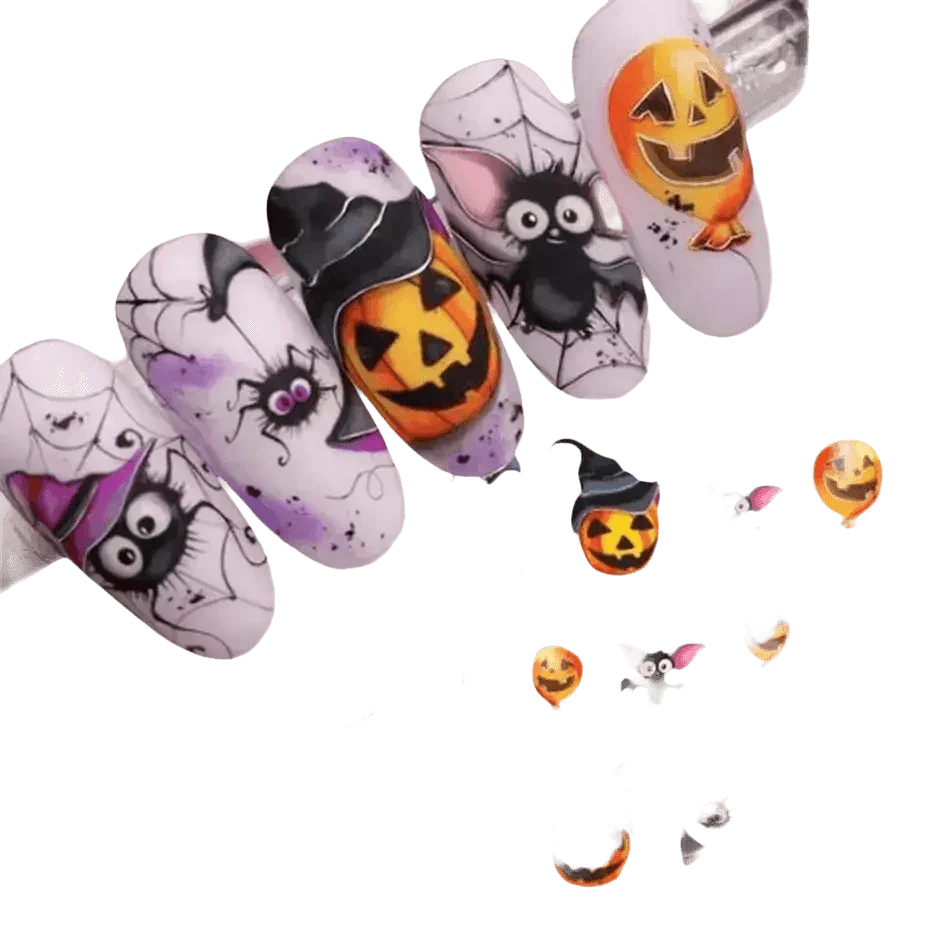 Spring Flower Leaf Nail Decals - GiFTiFY