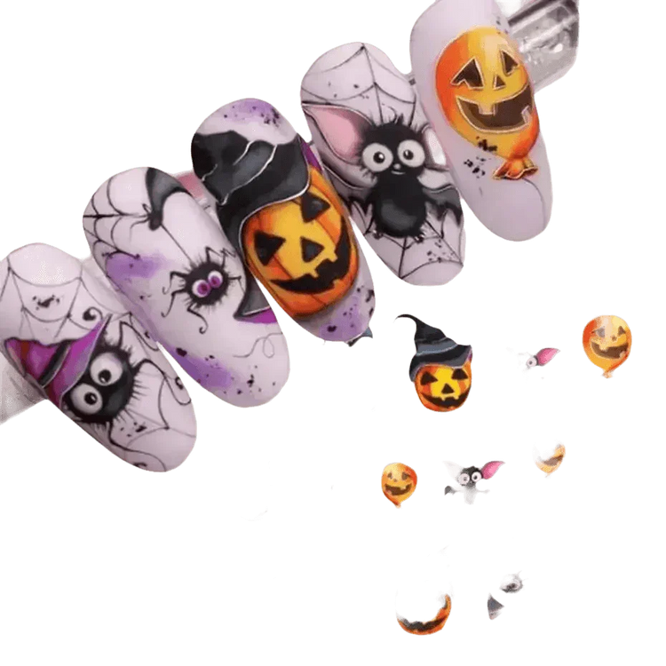 Spring Flower Leaf Nail Decals - GiFTiFY