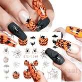 Spring Flower Leaf Nail Decals - GiFTiFY