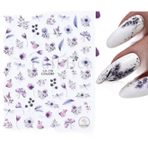 Spring Flower Leaf Nail Decals - GiFTiFY