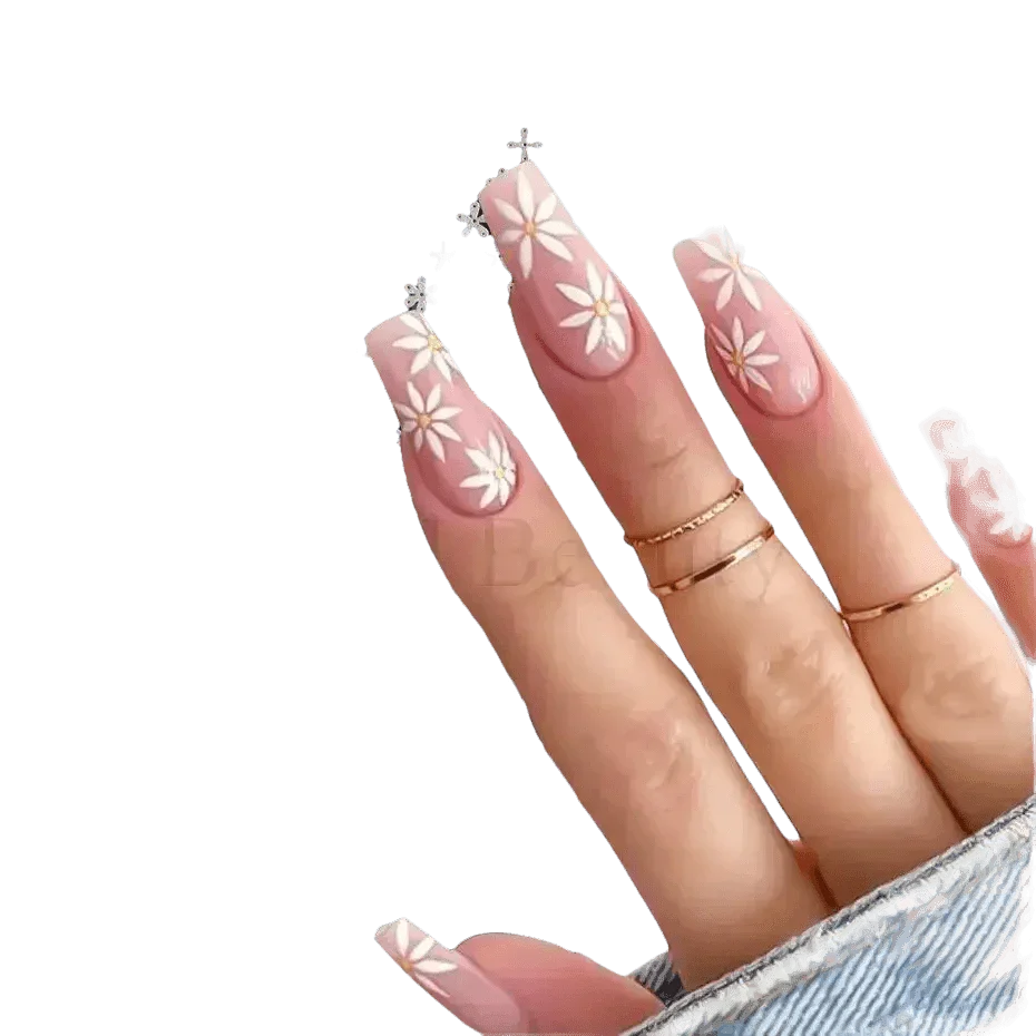 Spring Flowers Nail Stamping Plates Cherry Blossom - GiFTiFY