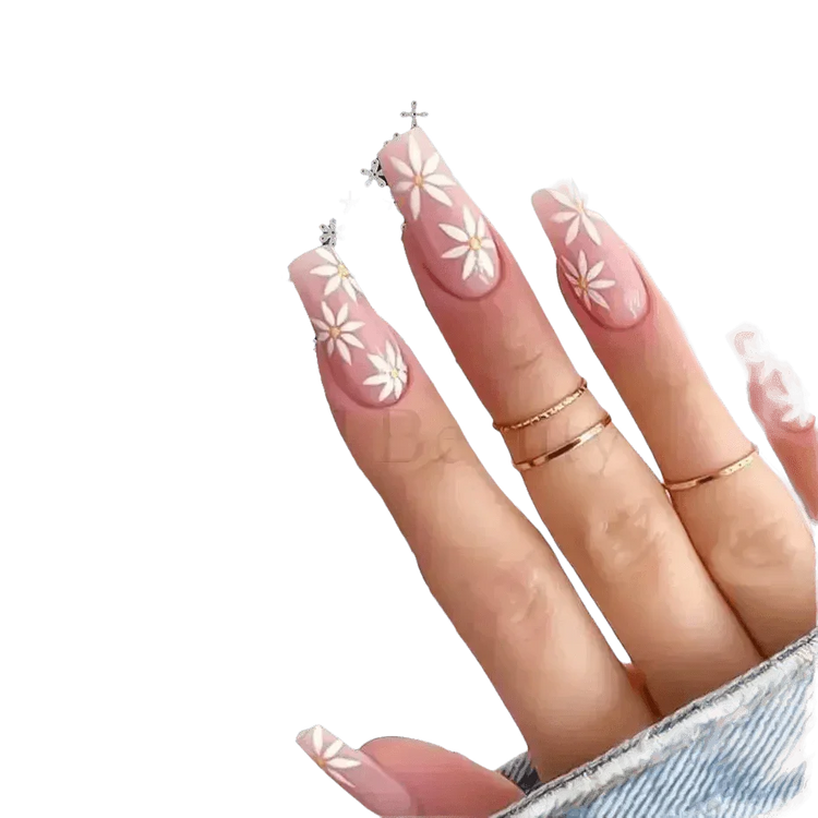 Spring Flowers Nail Stamping Plates Cherry Blossom - GiFTiFY