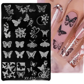 Spring Flowers Nail Stamping Plates Cherry Blossom - GiFTiFY