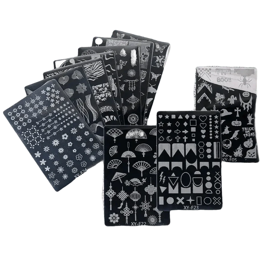 Spring Flowers Nail Stamping Plates Cherry Blossom - GiFTiFY