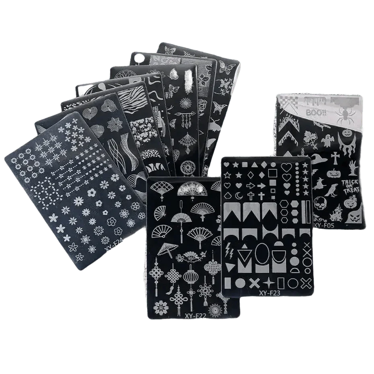 Spring Flowers Nail Stamping Plates Cherry Blossom - GiFTiFY