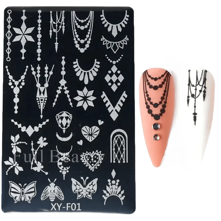 Spring Flowers Nail Stamping Plates Cherry Blossom - GiFTiFY