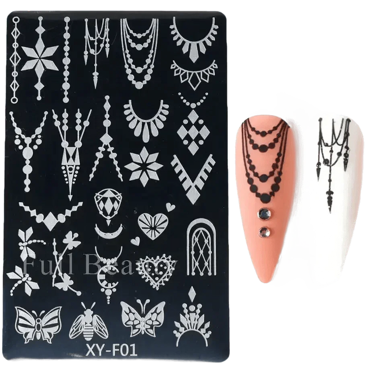 Spring Flowers Nail Stamping Plates Cherry Blossom - GiFTiFY