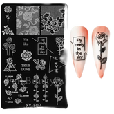 Spring Flowers Nail Stamping Plates Cherry Blossom - GiFTiFY