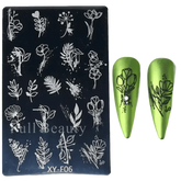 Spring Flowers Nail Stamping Plates Cherry Blossom - GiFTiFY