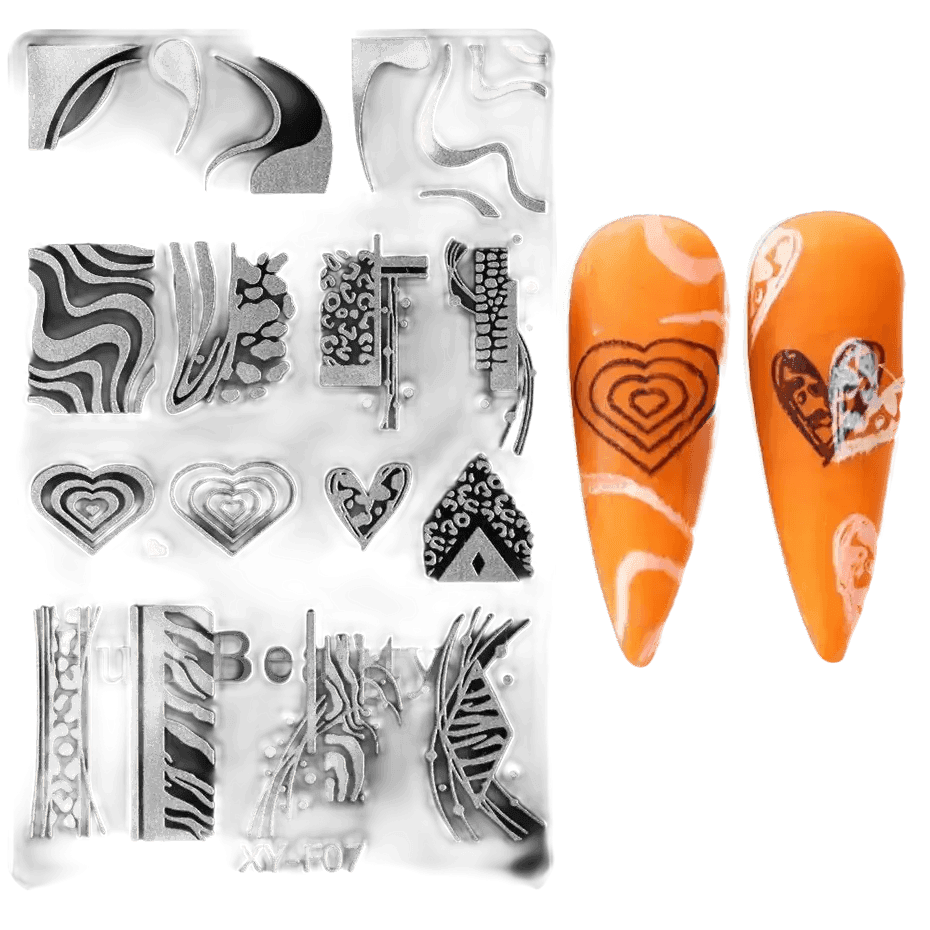 Spring Flowers Nail Stamping Plates Cherry Blossom - GiFTiFY