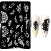 Spring Flowers Nail Stamping Plates Cherry Blossom - GiFTiFY