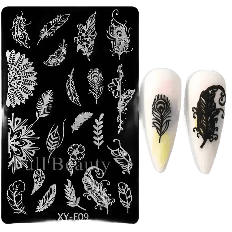 Spring Flowers Nail Stamping Plates Cherry Blossom - GiFTiFY