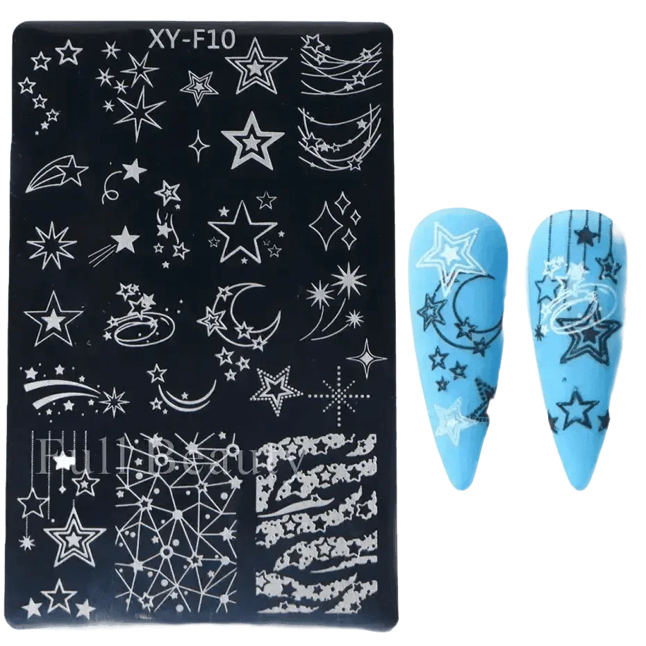 Spring Flowers Nail Stamping Plates Cherry Blossom - GiFTiFY