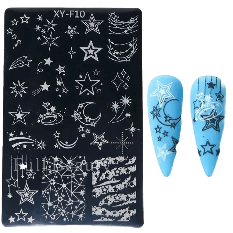 Spring Flowers Nail Stamping Plates Cherry Blossom - GiFTiFY