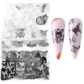 Spring Flowers Nail Stamping Plates Cherry Blossom - GiFTiFY