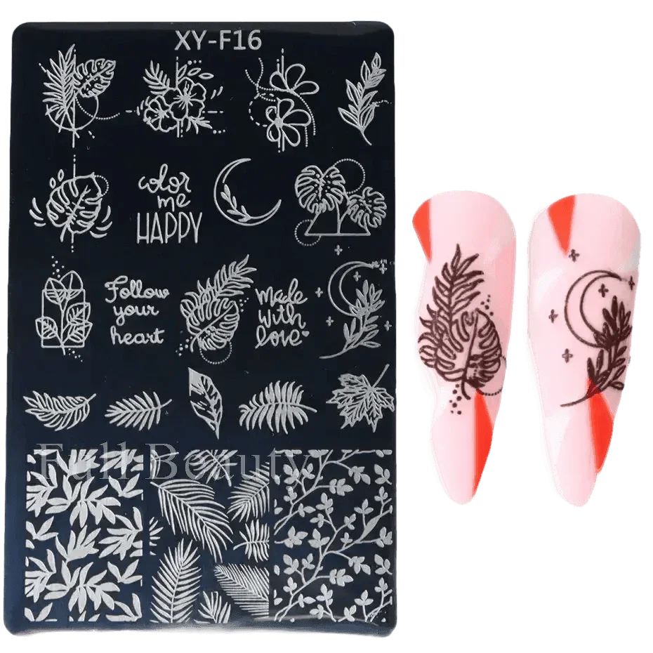 Spring Flowers Nail Stamping Plates Cherry Blossom - GiFTiFY