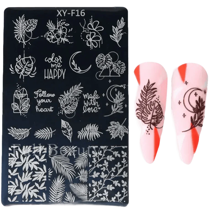 Spring Flowers Nail Stamping Plates Cherry Blossom - GiFTiFY