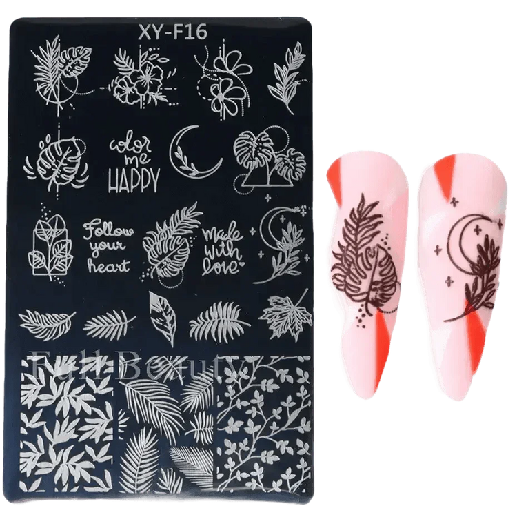 Spring Flowers Nail Stamping Plates Cherry Blossom - GiFTiFY