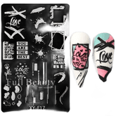 Spring Flowers Nail Stamping Plates Cherry Blossom - GiFTiFY