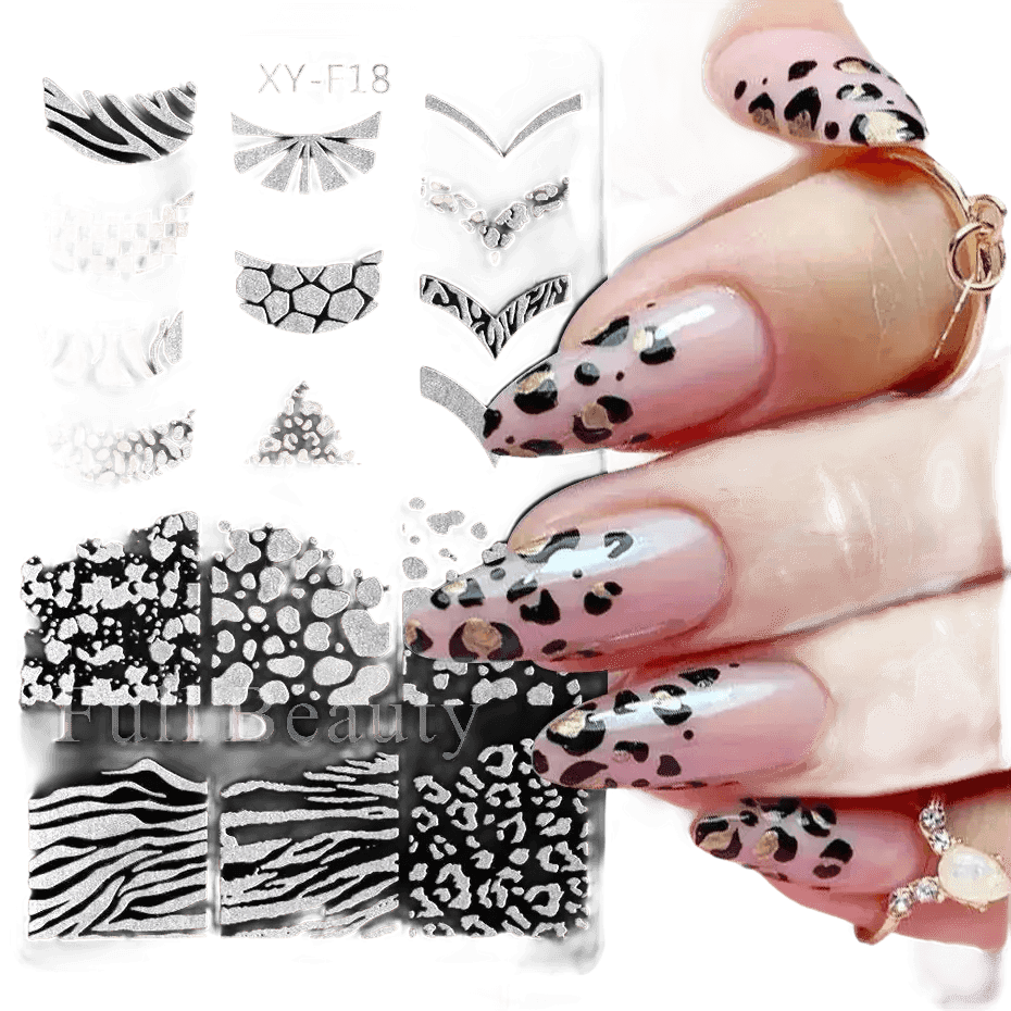 Spring Flowers Nail Stamping Plates Cherry Blossom - GiFTiFY