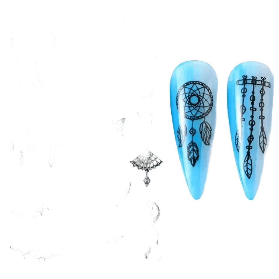 Spring Flowers Nail Stamping Plates Cherry Blossom - GiFTiFY