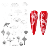 Spring Flowers Nail Stamping Plates Cherry Blossom - GiFTiFY