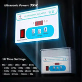 Stainless Steel 800ml Ultrasonic Cleaner 40khz - GiFTiFY