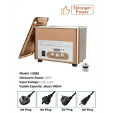 Stainless Steel 800ml Ultrasonic Cleaner 40khz - GiFTiFY