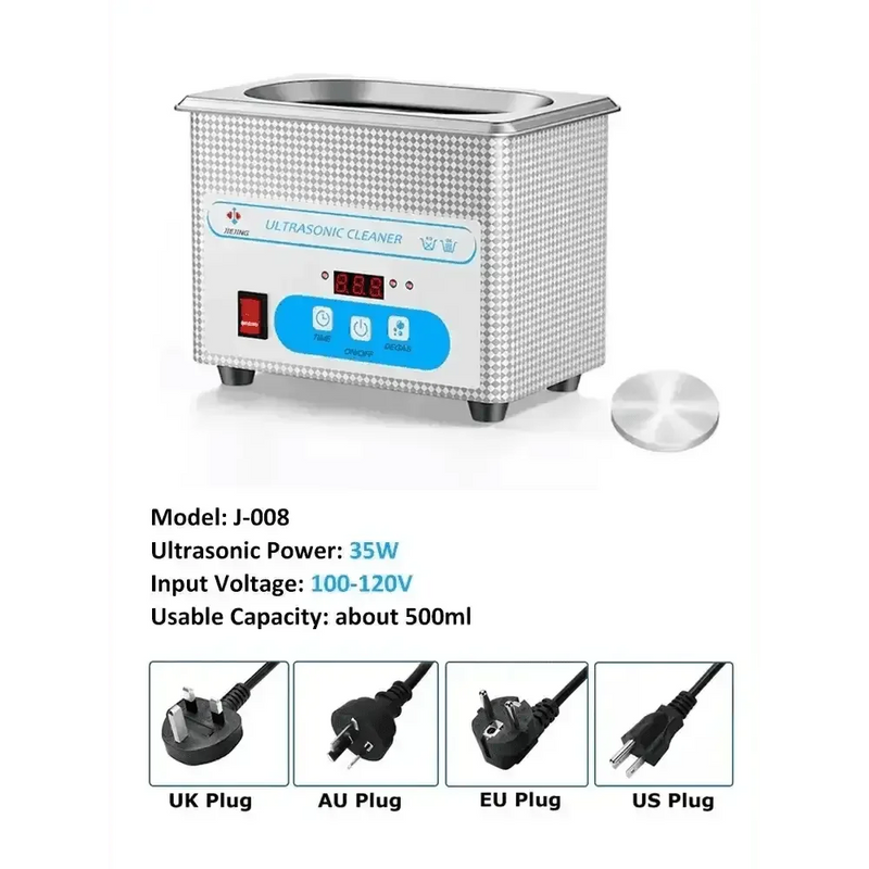 Stainless Steel 800ml Ultrasonic Cleaner 40khz Ultrasonic Cleaner by DSERS