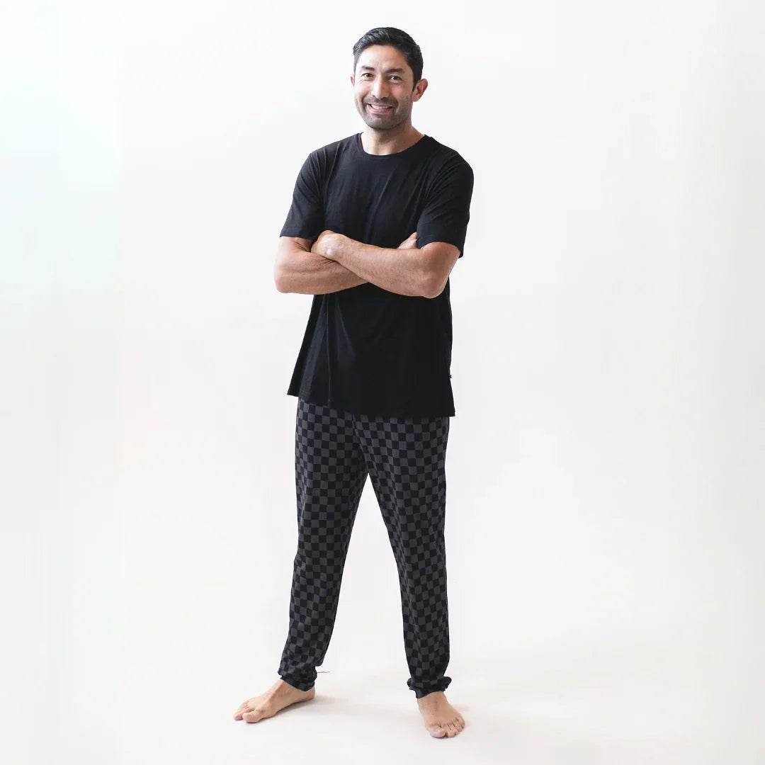 Men's Crew Pajamas Stealth Checker by Khlobe