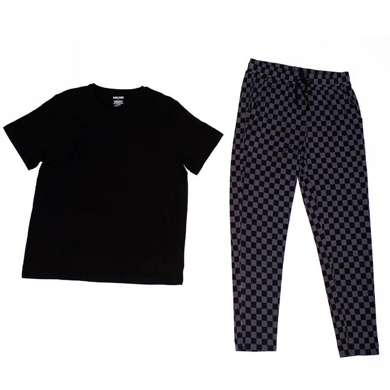 Men's Crew Pajamas Stealth Checker by Khlobe