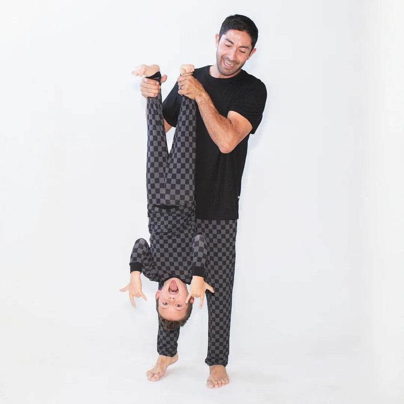 Men's Crew Pajamas Stealth Checker by Khlobe