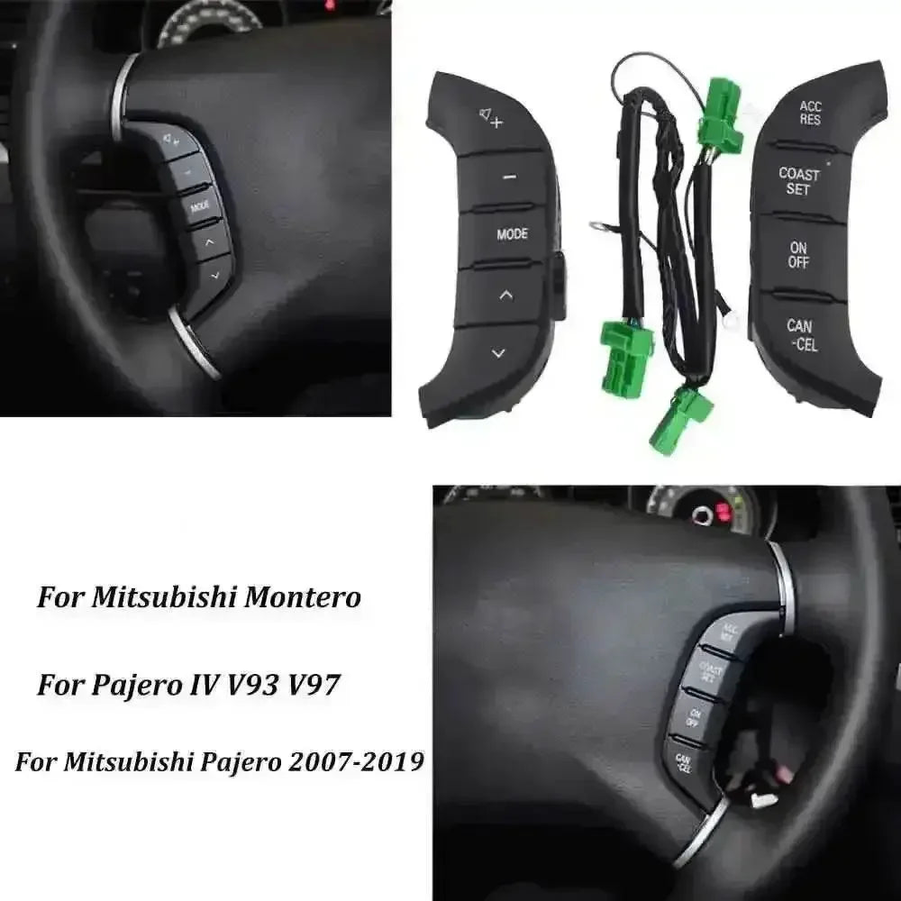 Steering Wheel Cruise Audio Switch fit for Mitsubishi Montero Pajero IV 8602A045 Stearing Wheel Switches by DSERS
