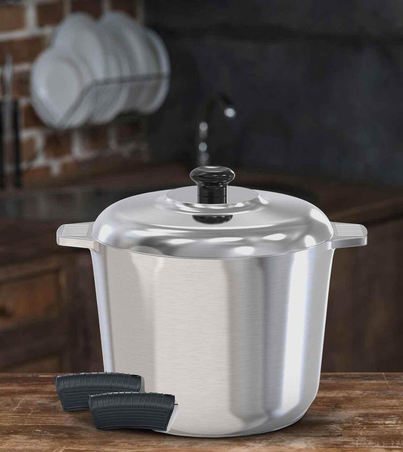 Stock Pot with Lid 10 Quarts Home & Garden by MAGNAWARE