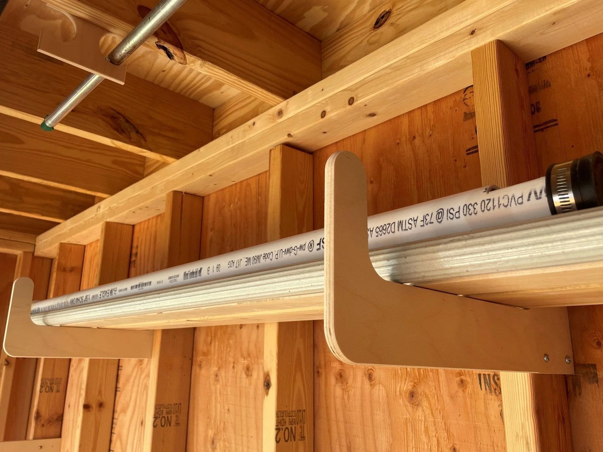 Shed Storage Organizer – Yard Tool Rack for Storage Sheds HangThis Up My Shed Organizing System
