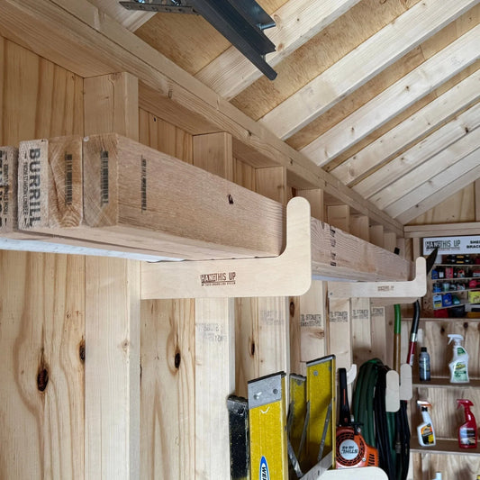 Shed Storage Organizer – Yard Tool Rack for Storage Sheds HangThis Up My Shed Organizing System