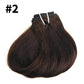 Straight Human Hair Extensions Brazilian Natural Seamless Clip ins Human Hair Extensions 16-26 Inch Full Head For Women - GiFTiFY