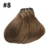 Straight Human Hair Extensions Brazilian Natural Seamless Clip ins Human Hair Extensions 16-26 Inch Full Head For Women Wigs by Dropshee