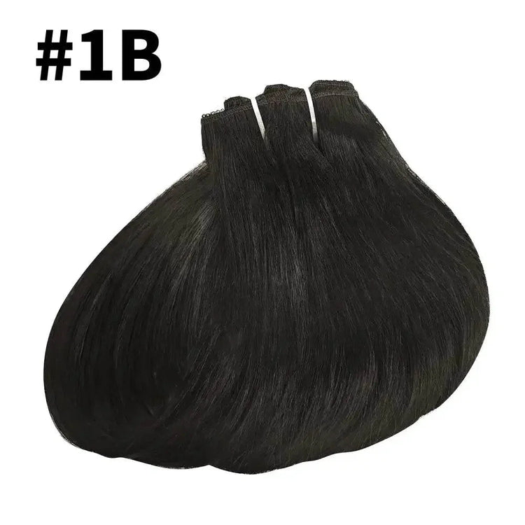 Straight Human Hair Extensions Brazilian Natural Seamless Clip ins Human Hair Extensions 16-26 Inch Full Head For Women - GiFTiFY