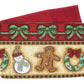 DaDa Bedding Gingerbread Snowman Holiday Woven Tapestry Dining Table Runner (12917)