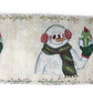 DaDa Bedding Magical Snowman Holiday Woven Tapestry Dining Table Runner (9733)