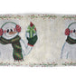 DaDa Bedding Magical Snowman Holiday Woven Tapestry Dining Table Runner (9733)