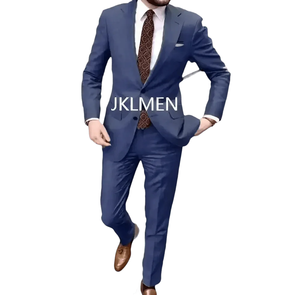 Tan Notched Lapel Men’s Suit Handsome Patterned Tie Wedding Tuxedos - GiFTiFY