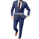 Tan Notched Lapel Men’s Suit Handsome Patterned Tie Wedding Tuxedos - GiFTiFY