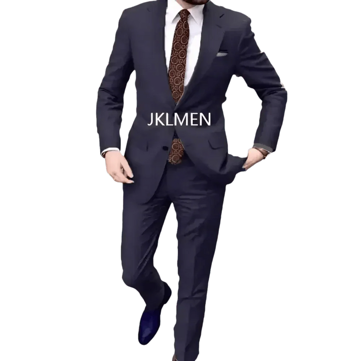 Tan Notched Lapel Men’s Suit Handsome Patterned Tie Wedding Tuxedos - GiFTiFY