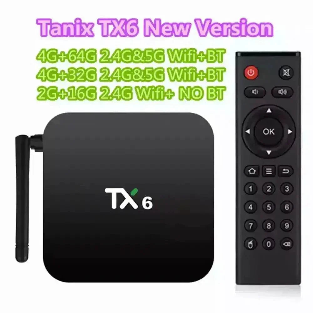 Tanix TX6 Allwinner H313 Quad Core TV Box - GiFTiFY