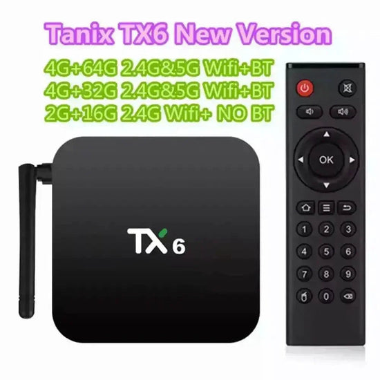Tanix TX6 Allwinner H313 Quad Core TV Box - GiFTiFY