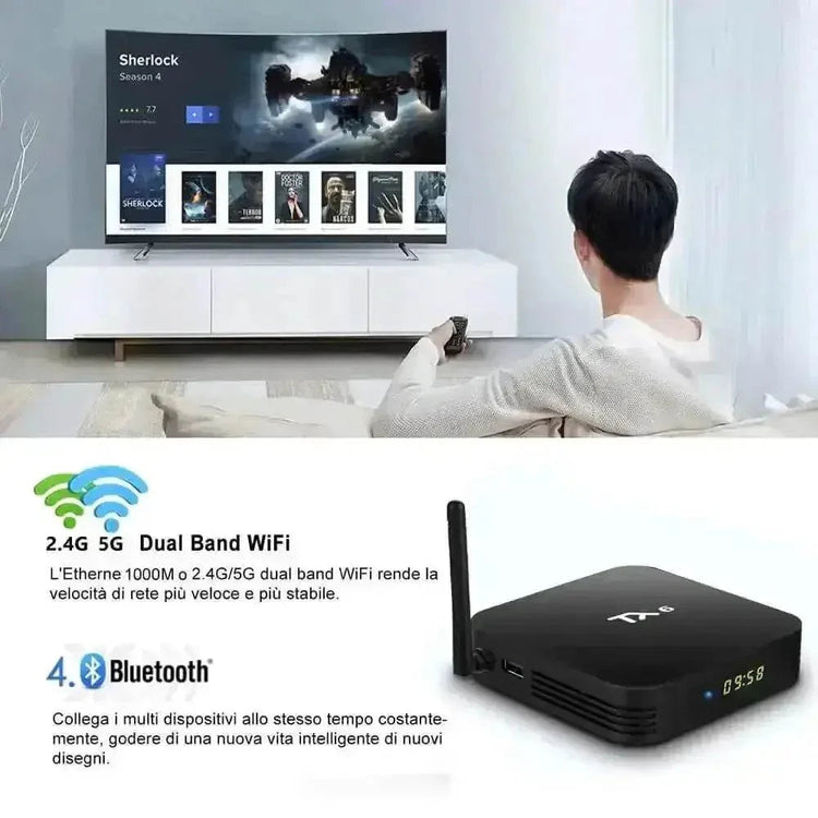 Tanix TX6 Allwinner H313 Quad Core TV Box - GiFTiFY