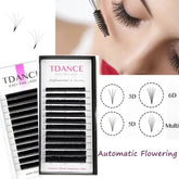 TDANCE Individual Easy Fan Eyelashes Extension Faux Mink Soft Natural Volume Makeup Fast Blooming False Lash Growth Lift Beauty - GiFTiFY