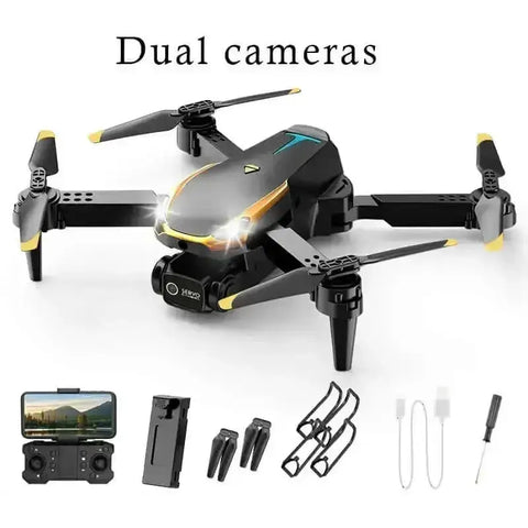 Tesla Drone Black and Gold Aerial Photography Quadcopter - GiFiFY